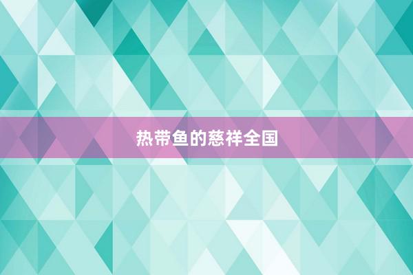 热带鱼的慈祥全国